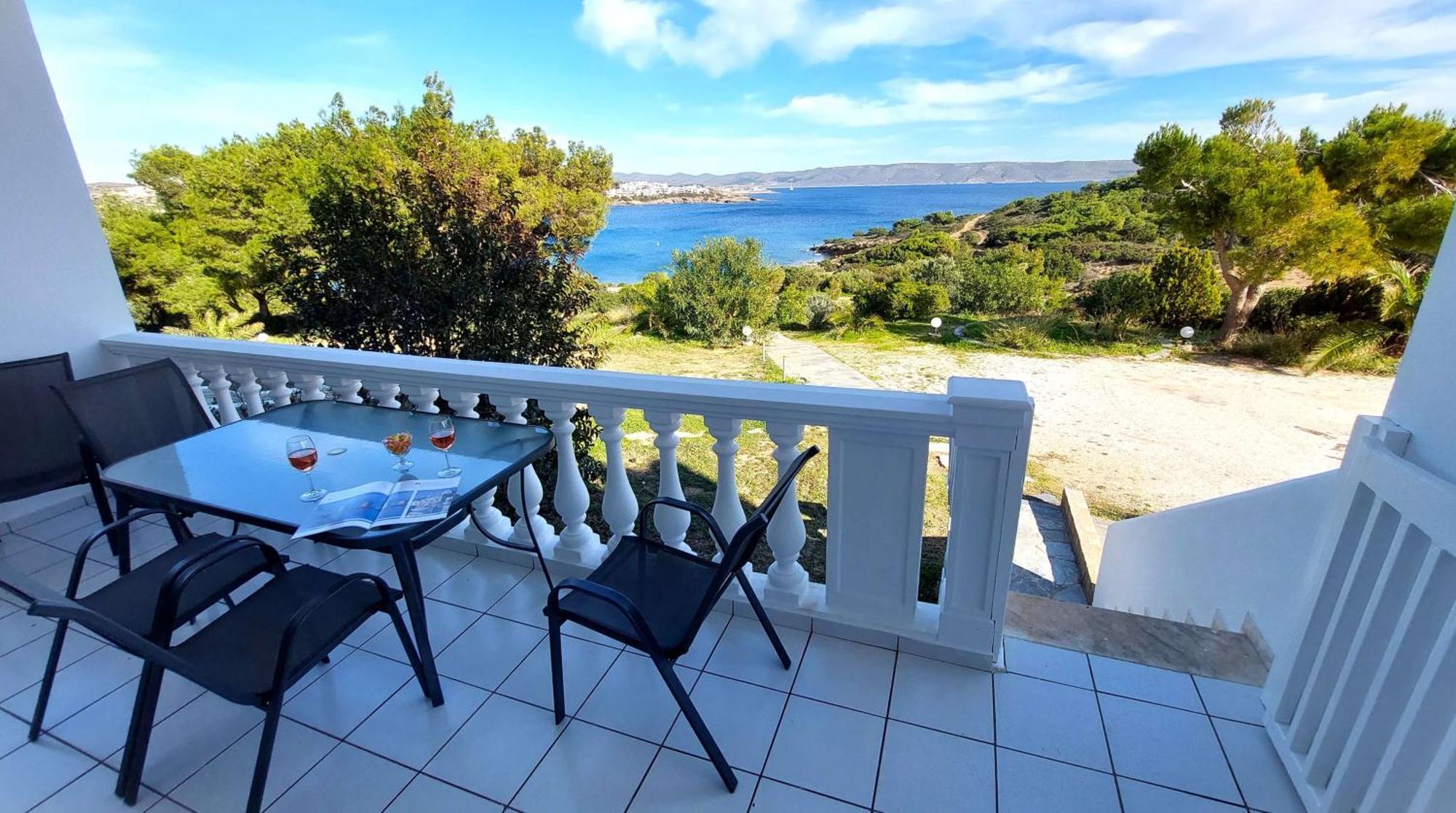 Вилла Dea Del Mare Complex In Front Of The Sea. Сунион Экстерьер фото