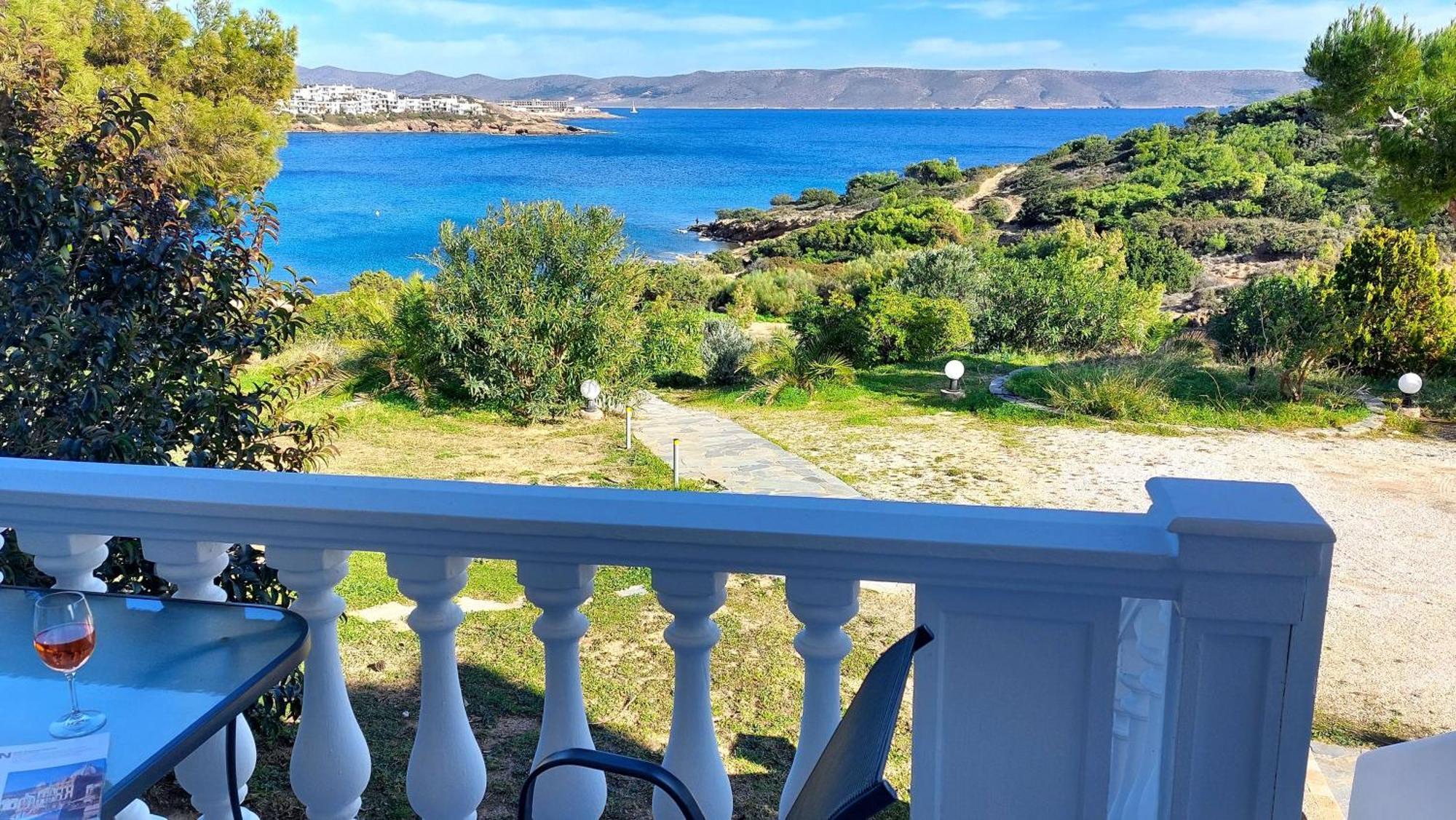 Вилла Dea Del Mare Complex In Front Of The Sea. Сунион Экстерьер фото